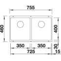 Blanco 523578 BLANCOSUBLINE 350 - 350-U