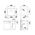 Blanco 523431 SUBLINE 400-U