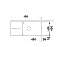 Blanco 519150 METRA XL 6 S-F