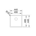 Blanco 523389 CLARON 400-IF