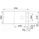 Blanco AXIA III XL 6 S-F черный (525860)