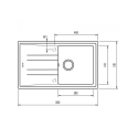 Teka STONE 50 B-TG 1 B 1 D 115330014