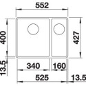 Blanco 527161 SUBLINE 340/160-F