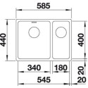 Blanco 522977 ANDANO 340 - 180-U