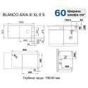 Blanco 523529 AXIA III XL 6S-F