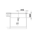 Blanco SUBLINE 800-U 523150