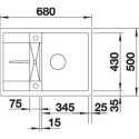Blanco 527285 METRA 45 S Compact
