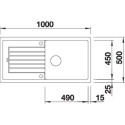 Blanco 527400 ZIA XL 6 S