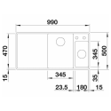Blanco AXIA III 6 S-F 527048