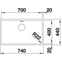 Blanco 522971 ANDANO 700-U