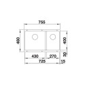 Blanco 523152 SUBLINE 430 - 270-U