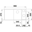 Blanco 524666 AXIA III 6 S-F