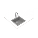 Teka FORSQUARE 50.40 TG СЕРЫЙ 115230006