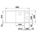 Blanco 527231 AXIA III 6 S-F
