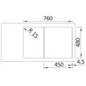 Blanco ADIRA 45 S (527591)