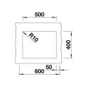 Blanco SUBLINE 500-U 527795