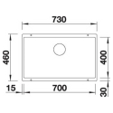 Blanco SUBLINE 700-U 527805