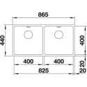 Blanco 522985 ANDANO 400 - 400-IF