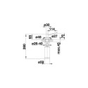 Blanco TORRE PVD STEEL(526430)
