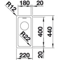 Blanco 522951 ANDANO 180-IF