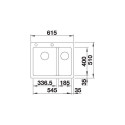 Blanco 521698 PLEON 6 SPLIT
