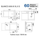 Blanco 523531 AXIA III XL 6S-F
