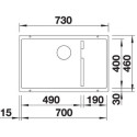 Blanco SUBLINE 700-U LEVEL (526004)