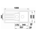 Blanco LEGRA 6 S черный (526086)