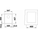 Blanco SUBLINE 320-F черный (525982)