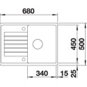 Blanco 527380 ZIA 45 S Compact
