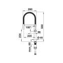 Blanco CULINA-S II satin platinum 527702