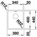 Blanco 522953 ANDANO 340-IF