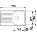 Blanco TIPO 45S Compact (513441)