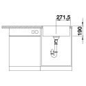 Blanco SUBLINE 500-IF/A 525999