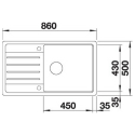 Blanco LEGRA XL 6 S 527091