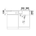 Blanco ADIRA 6 S-F (527614)