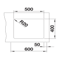Blanco ETAGON 500-U (527757)