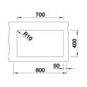 Blanco SUBLINE 700-U 527808