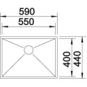 Blanco ZEROX 550-U 521591