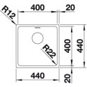 Blanco 522957 ANDANO 400-IF
