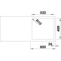 Blanco 524111 SUBLINE 500-IF - A STEELFRAME