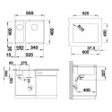 Blanco SUBLINE 340 - 160-U (525986)
