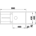 Blanco Metra XL 6 S-F 525933