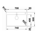 Blanco ANDANO 700-IF - A (525246)