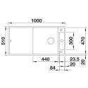Blanco AXIA III XL 6 S-F 527053
