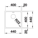 Blanco 522959 ANDANO 400-U