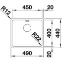 Blanco 522961 ANDANO 450-IF