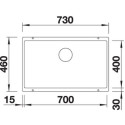 Blanco 523443 SUBLINE 700-U