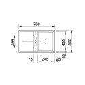 Blanco 518868 METRA 45 S