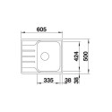 Blanco 525115 LEMIS 45S-IF MINI